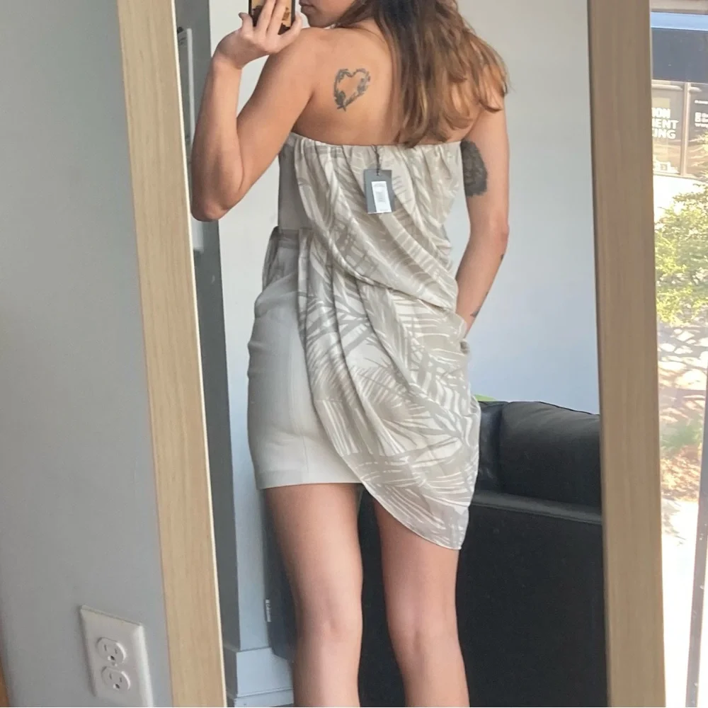 Armani exchange tan tube dress - Picture 3 of 5